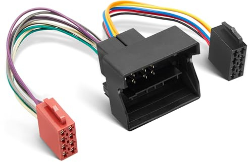 RED WOLF ISO Radio Stecker 16 Pin Auto Radio Kabelbaum ISO Adapter für VW Tiguan Passat Golf BMW 1er 3er 5er 6er Ford C-Max Transit Kuga