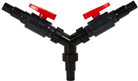 AquaForte - 3-Wege-Ventil Y-Wasserteiler Ø20/25mm mit 2 Kugelhähnen