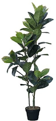LIOONS Künstliche Pflanzen Ornamentkünstliche Bäume, künstliche Bodenpflanzen, Kleiner Eichen-Ficus-Kunstbaum, geeignet für das Heimbüro delikatny
