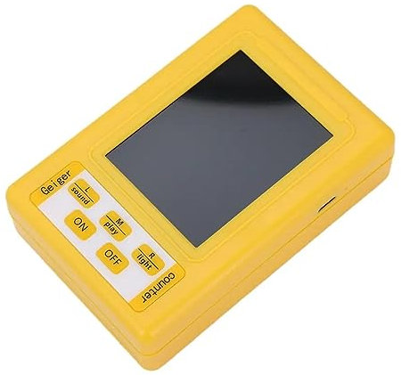VIDECOR Geigerzähler-Nuklearstrahlungsdetektor, Tragbares Strahlungsdosimeter mit LCD-Display, Wiederaufladbares Messgerät für Gamma-Röntgenstrahlungsüberwachung