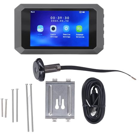 BuyWeek Türspion Kamera, 1080P 2MP Video Türspion 135 Grad Betrachtung IR Nachtsicht Türkamera mit 3,97 Zoll HD Bildschirm