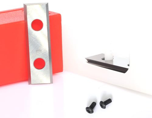 Sinoprotools Lot de 2 lames de rechange à 4 bords coupants, 9 x 30 x 1,5 mm, pour plaques réversibles, fraises à affleurer (comme rechange), lames réversibles en carbure de tungstène interchangeables,