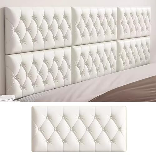 Kopfteil Bett Wandkissen Die Polster Autismus-Wandpolsterung, selbstklebende weiche Wandpaneele, Antikollisions-Wandpolster für Schutz des Kinderkopfteils, Bank/Rückenlehne für Wohnzimmer/Kleinkindzim