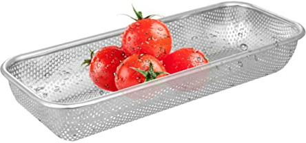 SHOWERORO Design Ergonomico Lavello Scolapasta in Acciaio Inox Facile Da Usare Cesto Per Frutta E Verdura Ottimo Cesto Portaoggetti Per La Casa