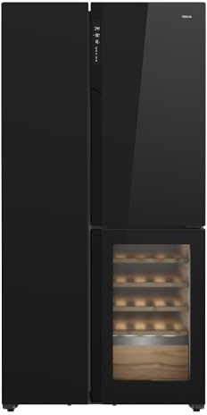 Teka Frigorífico Americano Side by Side con Vinoteca, Motor Inverter, Full No Frost, 548L, RLF 85950 GBK