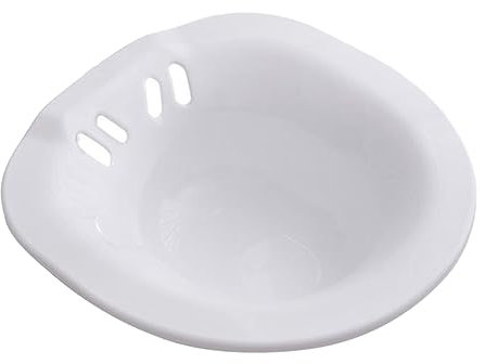 Anneome Sitzbad Kunststoff Klappbar mit Wc Sitz Kompatibel Geruchlos und Leicht zu Reinigen Ergonomisch Geformt für Schwangere und Wochenbettpflege Badesitz für Toilettennutzung