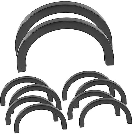 BCOATH 5paare U-förmige Longboard Deck Protector Skateboard Schutzstreifen Stoßfest Hitzebeständig Für Jugendliche Und Anfänger
