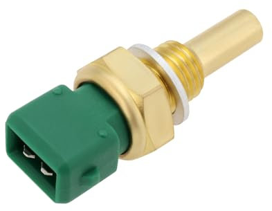 VGOL 1 Sensor de Temperatura del Refrigerante Transmisor de Temperatura del Combustible Conector de 2 Pines M12 X 1,5 Mm Sensor de Aceite 07563562 13622242184 Verde con Sello