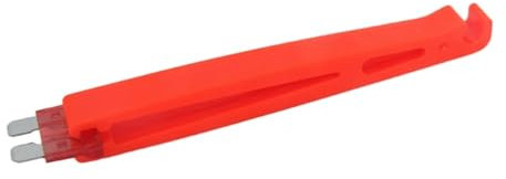 12 V MINI KLEINER MITTLERER KFZ-Sicherungshalter, Add-a-Circuit-TAP-Adapter mit 10 A Micro-Mini-Standard-ATM-Flachsicherung, 1 Stück(Red clip,1A)
