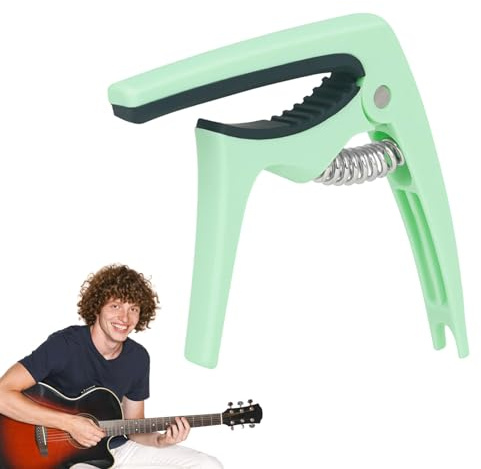 Gitarren-Capo, Gitarren-Capo für Akustik | Tragbare Akustikgitarren-Capo-Gitarrenklemme,Gitarrenclip, kompakter Kapodaster für Gitarre, Akustikgitarre, Mandoline, Banjo