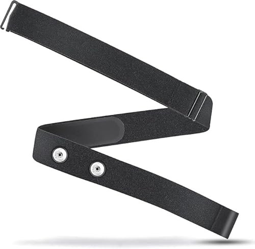 Annlpoy Banda Elástica Ajustable para Monitor de Frecuencia Cardíaca, Compatible con para Garmin, Wahoo, Polar H10 H9, Coospo, para Magene, Livlov para Ejercicios Cardiovasculares (70 cm a 105 cm)