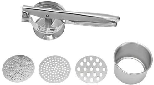 Cabilock Potato Masher Press Hand Masher Large Surface for Cooking Catering Tools