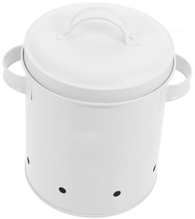 Mipcase Boîte de Rangement pour Légumes avec Couvercle Récipient Ails Gingembre Pommes de Terre Pot Conservation Oignons Échalotes Conteneur pour Cuisine Organisée