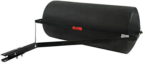 Brinly 42 Gallon 390 lb. Tow-Behind Poly Lawn Roller, 18 by 36 -Flat Black