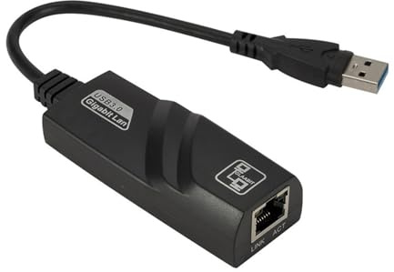 Adaptador USB 3.0 a RJ45: convertidor LAN Gigabit, Tarjeta de Red Externa
