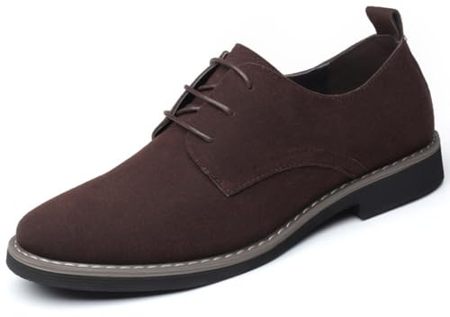 Hixingo Zapatos de Hombre de Vestir Mocasines Zapatos de Cuero Modernos Terciopelo Suave Zapatillas Vestir Hombre Antideslizante Suela de Goma para Negocios, Oficina, Trabajo, Bodas, 39-48