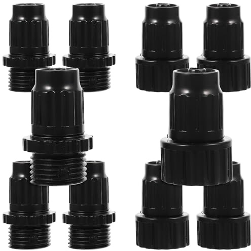 SHINEOFI Set 5 Pezzi Raccordi per Tubi da Giardino 3/4 Femmina-maschio in Plastica Resistente, Connettori per Tubi Flessibili per Irrigazione, Accessori per Giardino e Attrezzature