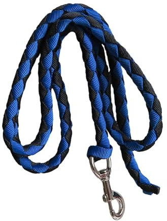 Cordone per Cavallo Guinzaglio con Moschettone in PP Antimorso E Antiusura Adatto a Pettorina O Capestro Idoneo per Addestramento di Cavalli Pecore Ca, Metri