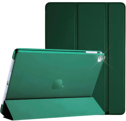 for iPad 9.7 Inch Case iPad 5th(2017) / iPad 6th(2018) / Air1 (2013) / Air2 (2014) Generation, Auto Wake/sleep, Model No.A1822_A1823_A1893_A1954_A1474_A1475_A1476_A1566_A1567 (Emerald Green)