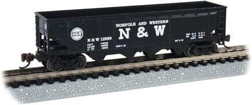 Bachmann Treni - 40' Quad Hopper - Norfolk & Western #12986 - Scala N