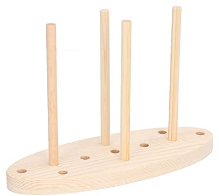 Pssopp Runder Schleifenmacher aus Holz DIY Herstellung von leichten tragbaren Holzschleifenschleifern für die Herstellung von Geschenkschleifen Weihnachtskränzen