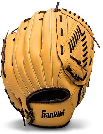 Franklin Sports Baseball und Softball Handschuh - Fieldmaster Erwachsene + Jugend Baseball Handschuhe - Herren + Damen Infield + Outfield Mitt
