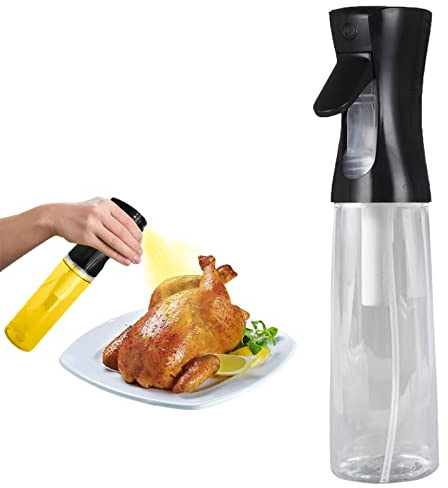 Lumeiy Oil Spray Bottle for Cooking Mist Kitchen 300ml Olive Oil Cooking Oil Pot Outdoor Barbecue Press Type Oil Spray Artifact