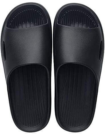 Chaussons Femme Homme été Sandales Claquette de Bain Cloud Slides Confortable Douche Soft Foam Sole Piscine Plage Maison Sport et D'extérieur Pantoufles Antidérapant Léger Respirant