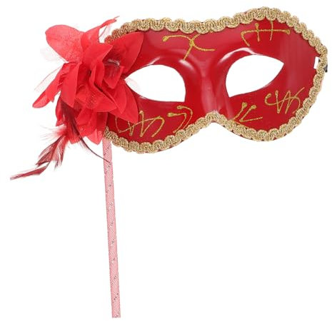 Garneck Spitzenmaske Für Halloween Handmaske Für Maskenball Cosplay-maske Aus Leichtem Kunststoff Elegant Und Geheimnisvoll Für Partys Und Fotos