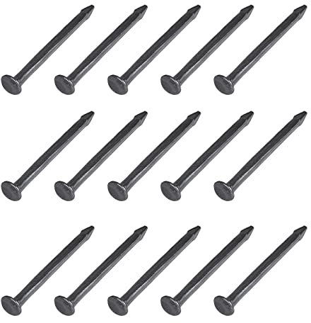 METALLIXITY Nägel Reißzwecken (4x24mm) 500Stk Metall Hardware Nägel Nieten - für Holzbearbeitung Möbel Schuhe Förderer Gürtel Reparaturen