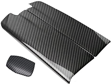 Donkivvy Rivestimento della Console Centrale del Bracciolo in Fibra di Carbonio Compatibile con Mercedes-Benz Classe E W212 2010-2015