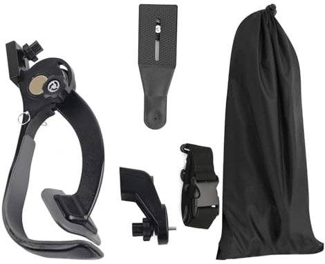 Beufee Shoulder Rig Kit for Cameras and Camcorders, SR-500 Black Outdoor Camera Strap Photography Shoulder Shock Absorber Bracket Support Stabilizer Rig