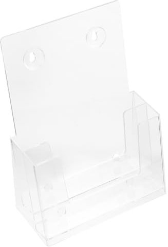 Amosfun Acryl-aufsteller für Präsentationen Kartenorganizer Prospektständer Kartenständer Acryl-papierhalter Papierpräsentationsständer Kartenpräsentationsständer Menükartenhalter Grußkart