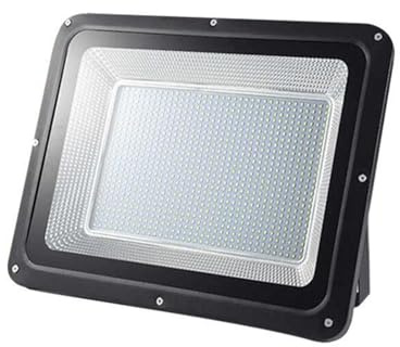 Projecteur Exterieur LED 500W 10000LM Spot LED Extérieur Avec Étanche IP66 Et Support Ajustable 180°,Lumière Blanche 6000K Projecteur LED Extérieur Pour Rue Jardin Garage Terrain (500W,Warm Light)
