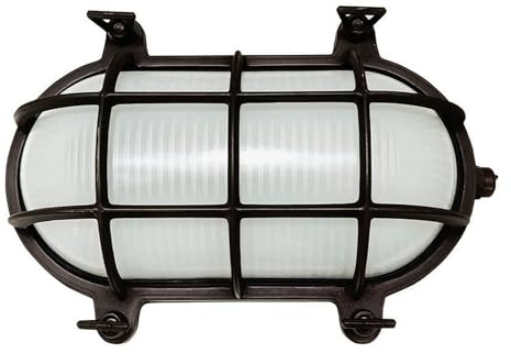 Wandlampe außen Glas Messing massiv 24 cm breit IP64 Schwarz Antik E27 Maritim Außenleuchte Haustür Balkon Terrassenleuchte Wand Eingang