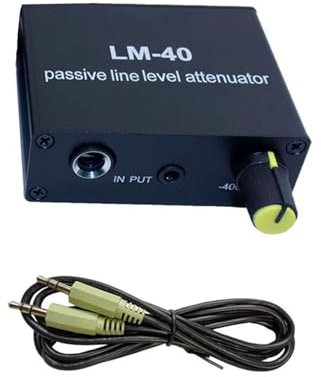 Zdprkqzvz Passive Attenuator Line Output Signals Sound Card Mic Port Highly Low Levels Converter 3.5mm/6.5mm Output Port Converter