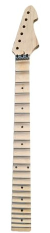 WUQIMUSC Ahorn 22 Bund Gitarre Hals 25.5Inch Scalloped Griffbrett Punkt Inlay Locking Mutter