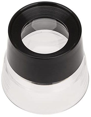 10-fache Vergrößerung, Schmucklupe, zylindrisch, Desktop-Leselupe, Linse, für Juweliere, Briefmarken, Kartenhandwerk