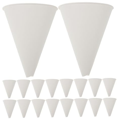 WEKADRIN Kit de 120 Entonnoirs en Papier Jetables pour Vidange D'huile Moteur, Entonnoirs à Huile pour Voiture, Taille Standard, Usage Automobile, Évite les Fuites et Déversements,