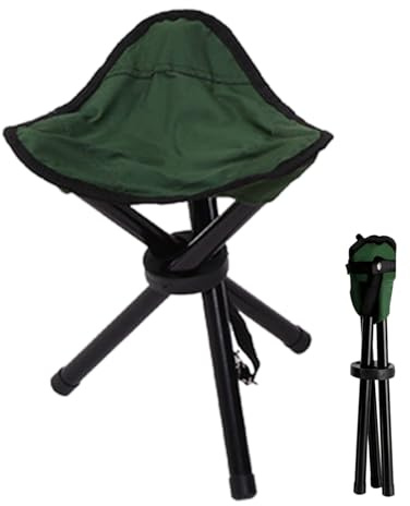 Sgabello da viaggio | Sedia pieghevole da campeggio | Sgabello da campeggio triangolare portatile, leggero, pieghevole, per zaino da trekking, picnic, all'aperto, pieghevole, per la, per esterni