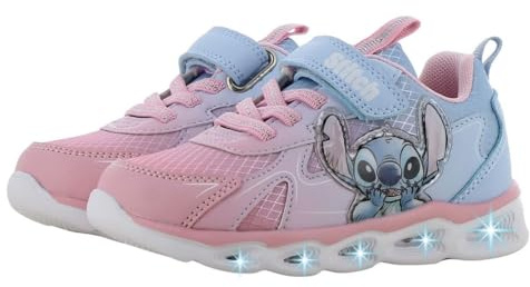 Leomil Lilo & Stitch Basket Enfant Fille Lumineuses 27, Rose
