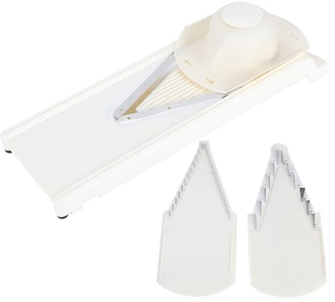 VBESTLIFE Râpe Multifonctionnelle en Forme de V en Acier Inoxydable, tranchage pour la Cuisine Domestique ABS 14,2 X 4,9 Pouces