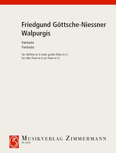 Walpurgis: Fantasie. Altflöte in G oder große Flöte in C.
