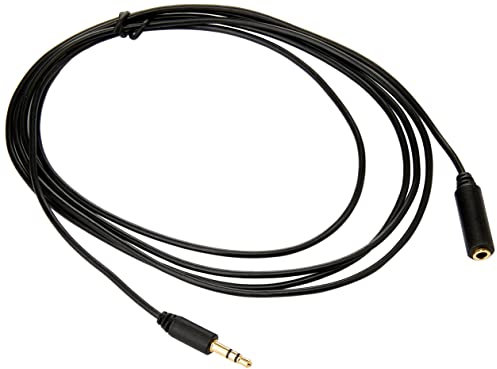 StarTech.com 6 ft 3.5mm Stereo Extension Audio Cable - M/F - 6ft stereo Extension Cable - 3.5mm audio - 6ft Stereo Audio Cable (MU6MF), Black