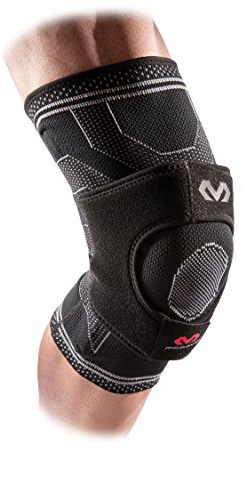 McDavid Unisex – Erwachsene Elite Knieschoner, Schwarz, L
