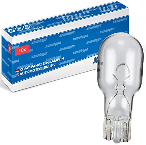 XENOHYPE 10x W16W Premium W2.1x9.5d T15 12 V 16 Watt Glassockellampe