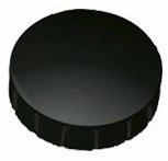 30x Magnete, Schwarz Ø 32mm, Haftmagnete für Whiteboard, Kühlschrankmagnet, Magnettafel, Magnetwand, Magnet Rund (30er Pack, Schwarz)