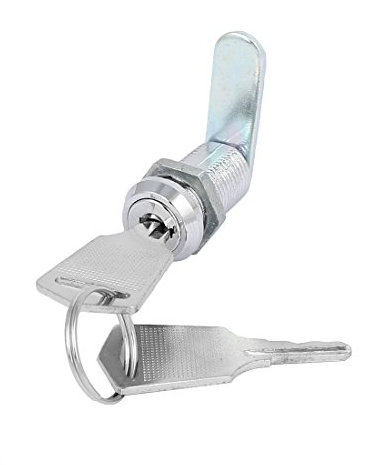 sourcing map Boites aux lettres Outil Box Serrure Sécurité Cylindre Cam Serrure 12mm x 20mm avec 2 Clé