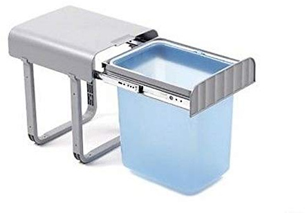 AF INTERNI Pattumiera cucina sottolavello plastica scorrevole 16 litri 1 cesto