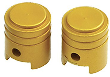 Race FX Alu Ventilkappen 2er-Set gold